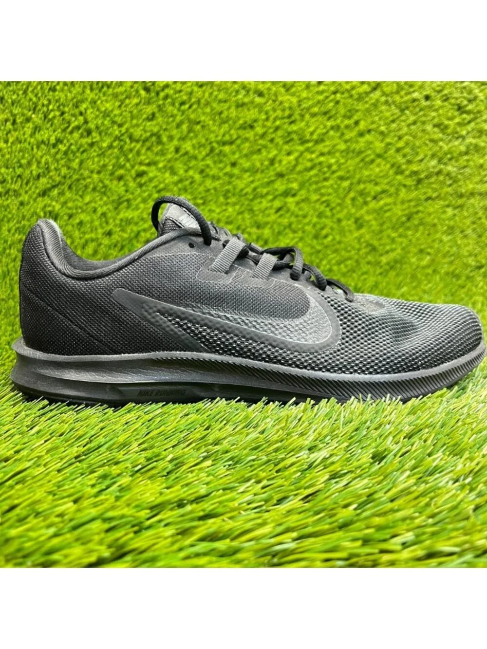 Nike Downshifter 9 Womens Size 9.5 Black Athletic Running Walking Shoes Sneakers